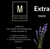 Lavender & Castor Hair Growth and Strengthening oil 4oz bottle